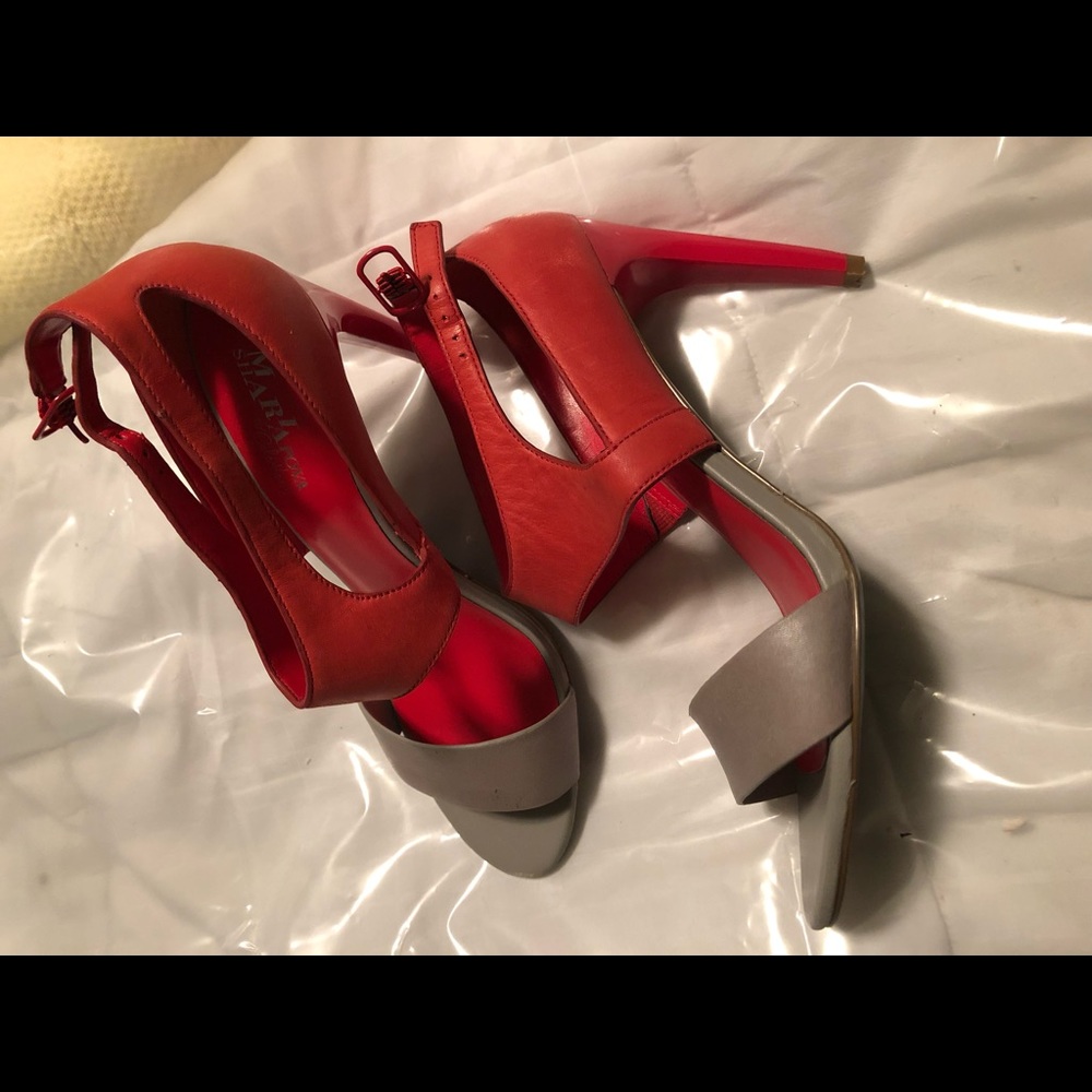 Cole Haan Color Blocked Leather Heels